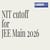 NIT JEE Main Cutoff 2025 - NIT BTech Admission Process